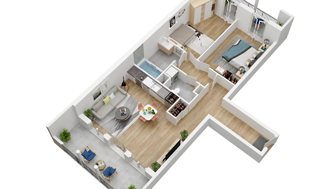 appartement 3 pièces 66 m2 à vendre à Le Blanc-Mesnil (93150)