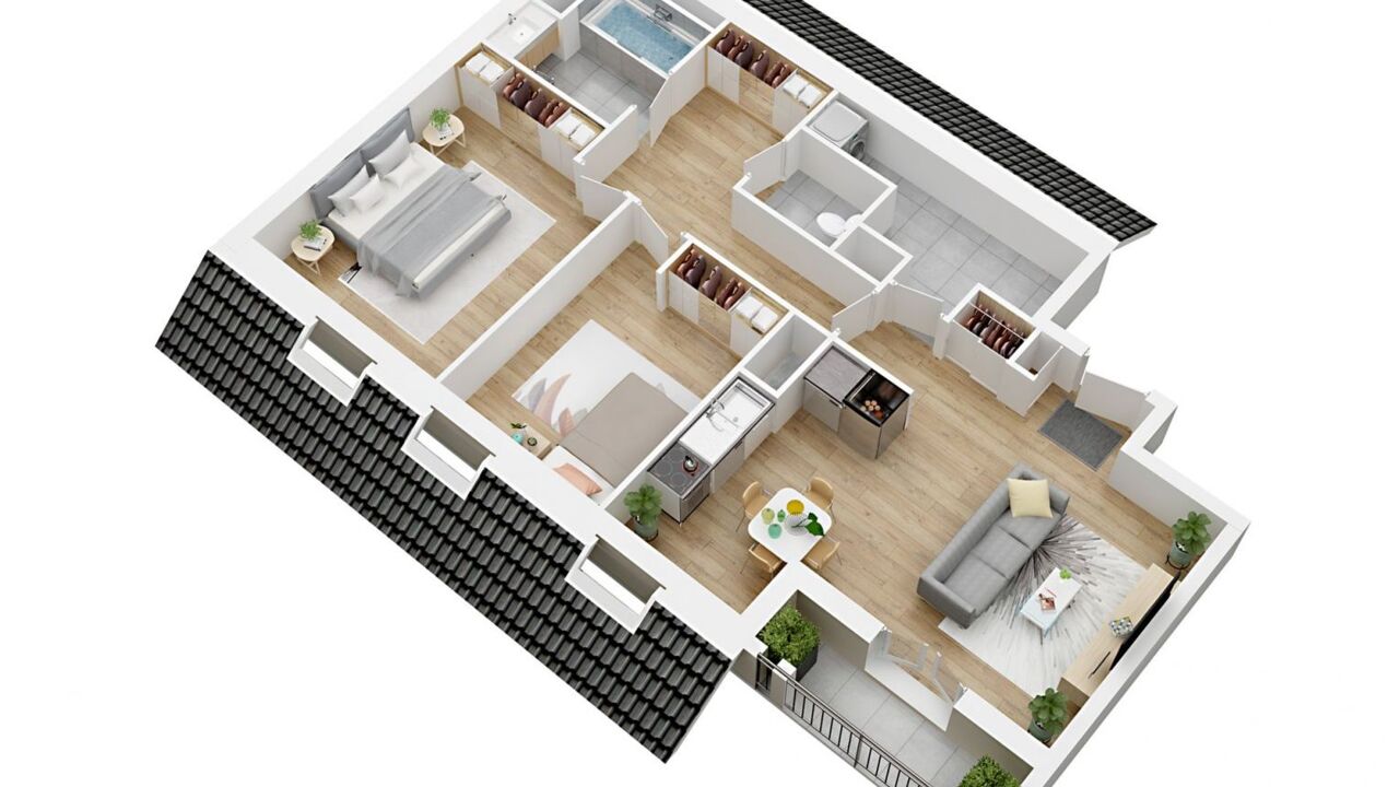 appartement 3 pièces 65 m2 à vendre à Le Blanc-Mesnil (93150)