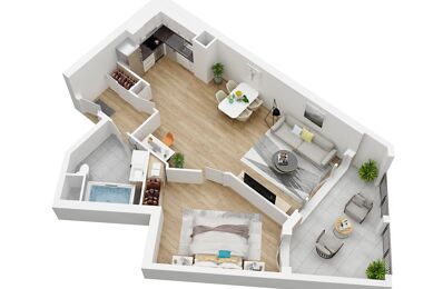 appartement 2 pièces 52 m2 à vendre à Le Blanc-Mesnil (93150)