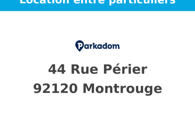 location garage 100 € CC /mois à proximité de Meudon (92190)