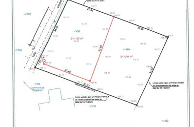 terrain  pièces 1100 m2 à vendre à Cléguérec (56480)