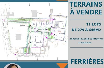 terrain  pièces 402 m2 à vendre à Ferrières (17170)