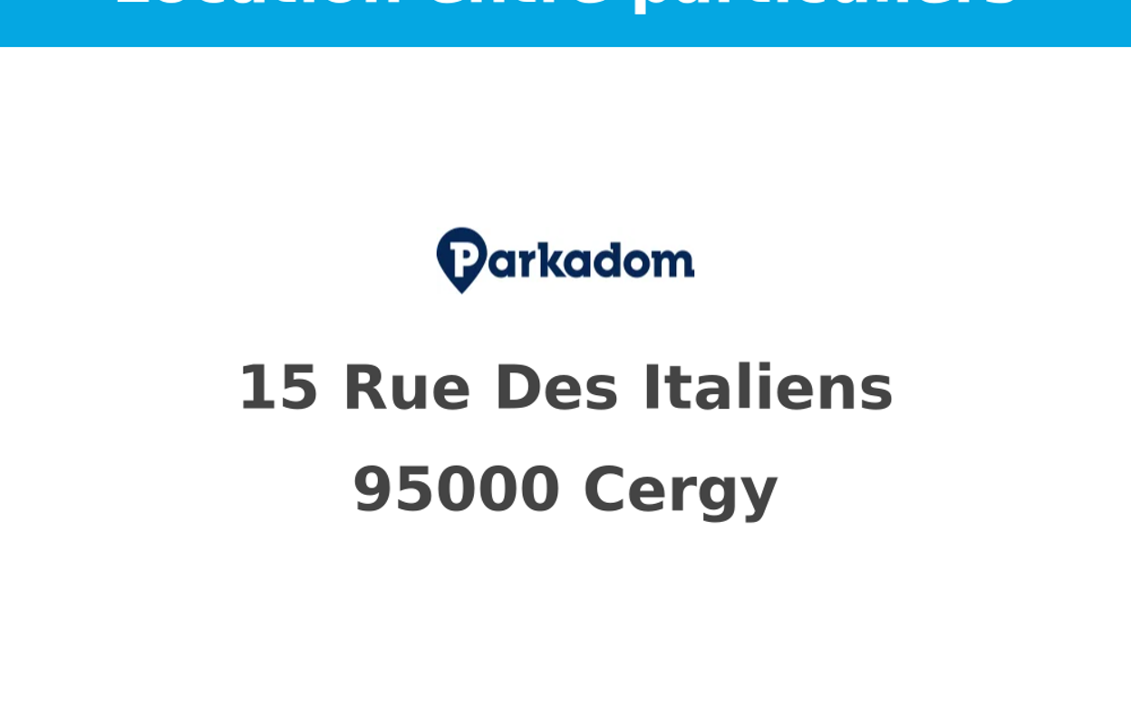 garage  pièces  m2 à louer à Cergy (95000)