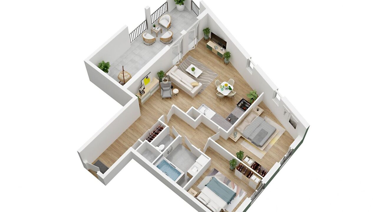 appartement 3 pièces 69 m2 à vendre à Le Blanc-Mesnil (93150)
