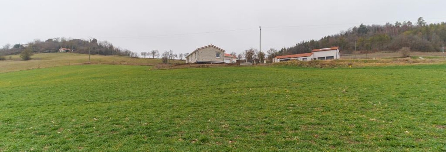 Terrain  1263 m² à vendre à Beaulieu (43800)