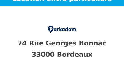 location garage 150 € CC /mois à proximité de Gironde (33)