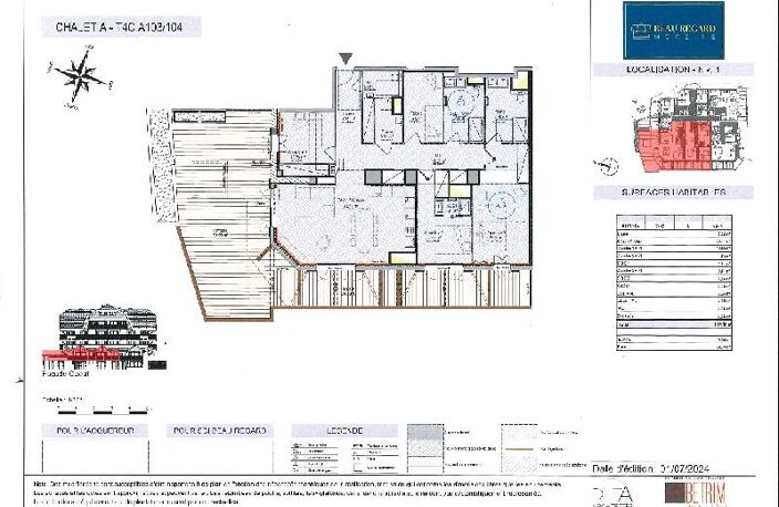 Vente appartement 3 pièces 68 m² Morzine (74110) — photo 3
