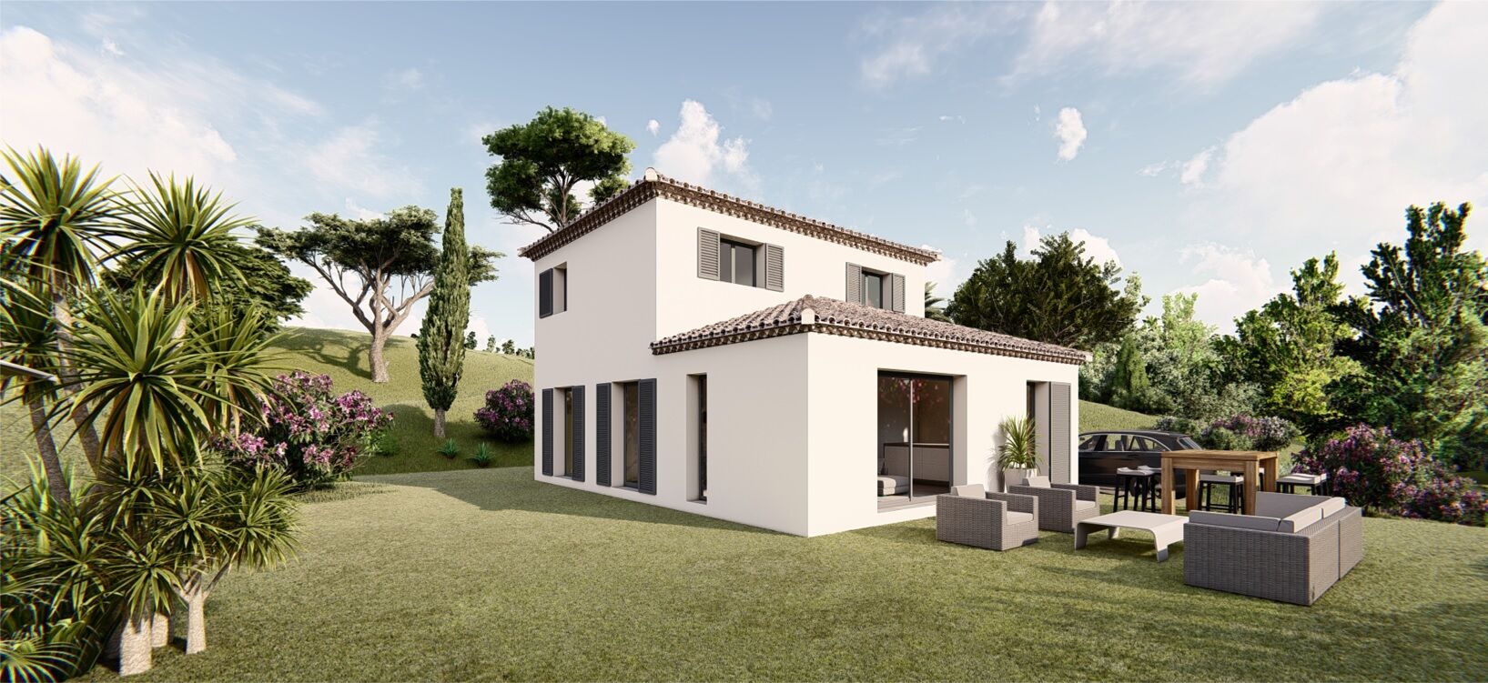 Villa / Maison  T4 à vendre Garéoult 83136