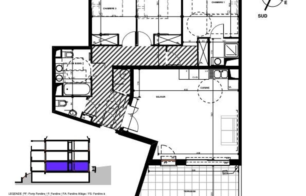 appartement 4 pièces 101 m2 à vendre à Manosque (04100)