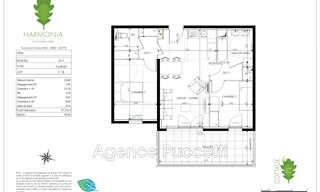 Appartement 3 Pièces 57 m² à vendre à Gilette (06830)