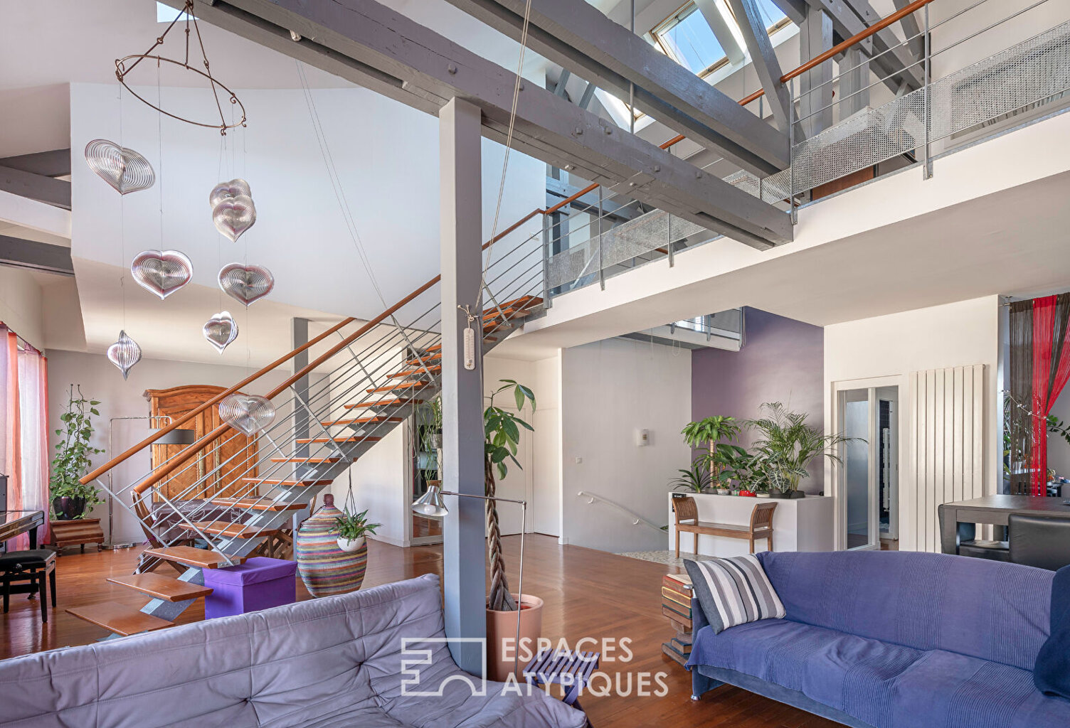 Duplex Loft d'architecte, 4 chambres, à deux pas du jardin de... — photo 1