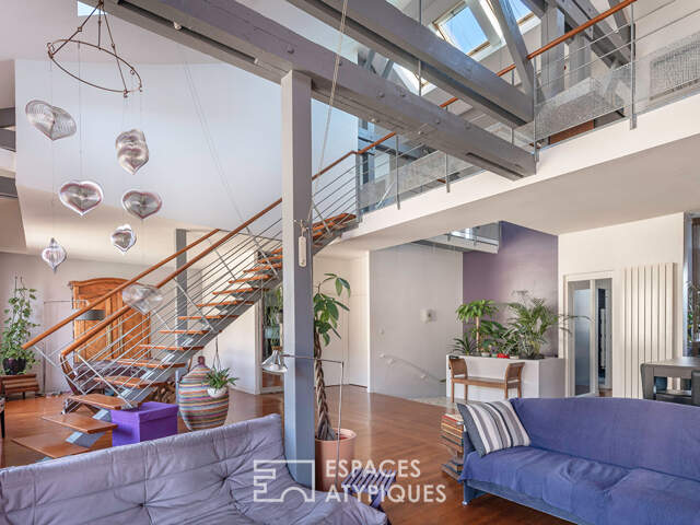 Duplex Loft d'architecte, 4 chambres, à deux pas du jardin de... — photo du bien