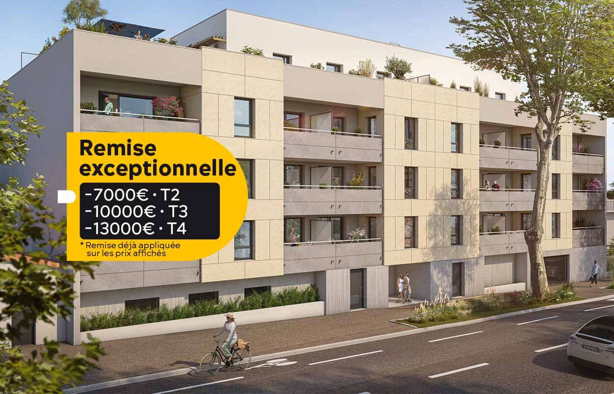 appartement neuf T2, T3, T4 pièces 35 à 92 m2 à vendre à Narbonne (11100)