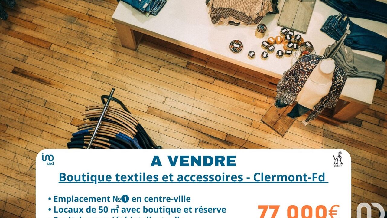 commerce  pièces 50 m2 à vendre à Clermont-Ferrand (63000)