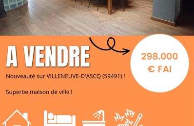 vente maison 298 000 € à proximité de Chéreng (59152)