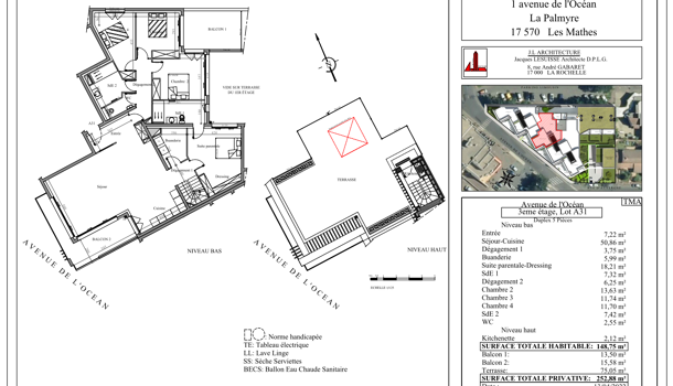 Appartement 5 pièces  à vendre Mathes (Les) 17570