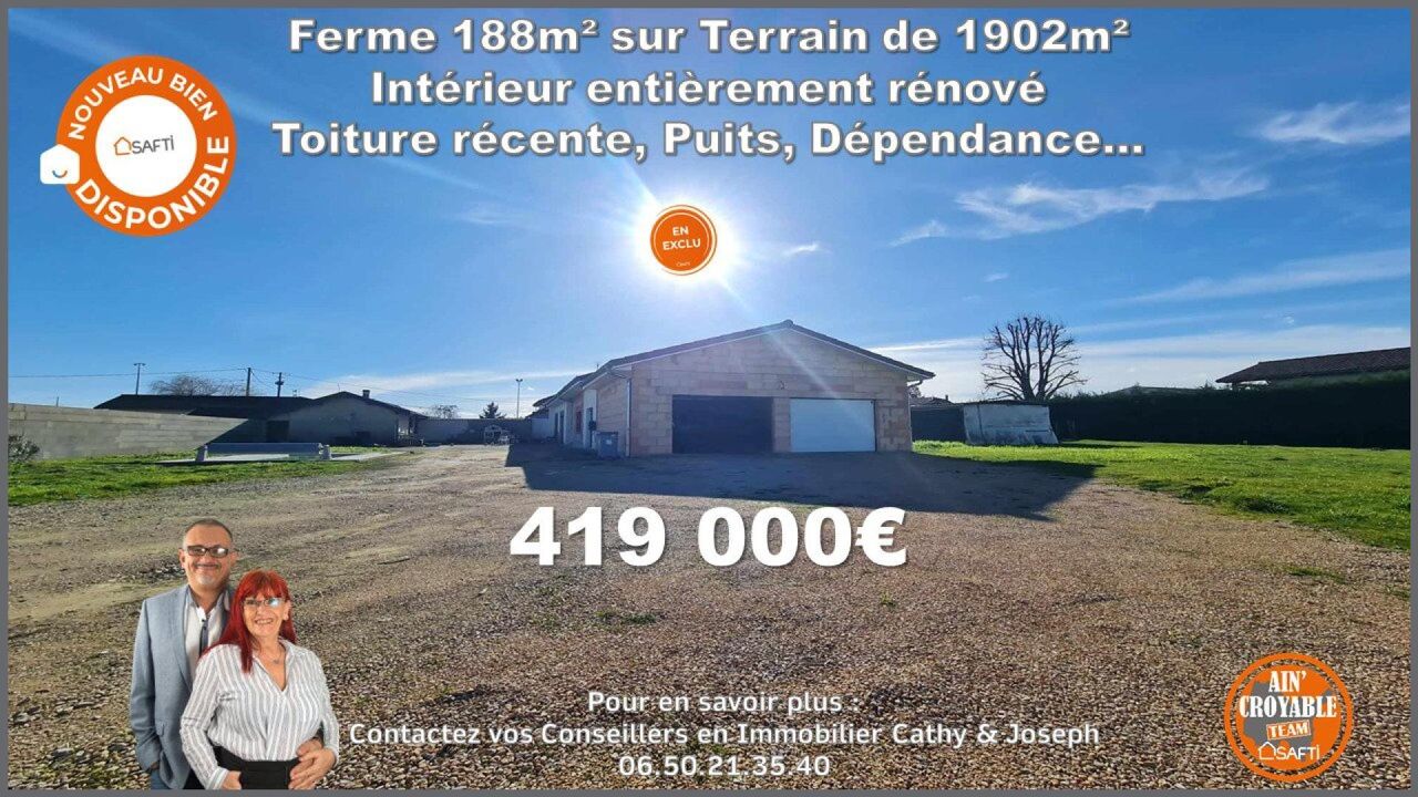 maison 10 pièces 188 m2 à vendre à Saint-Cyr-sur-Menthon (01380)