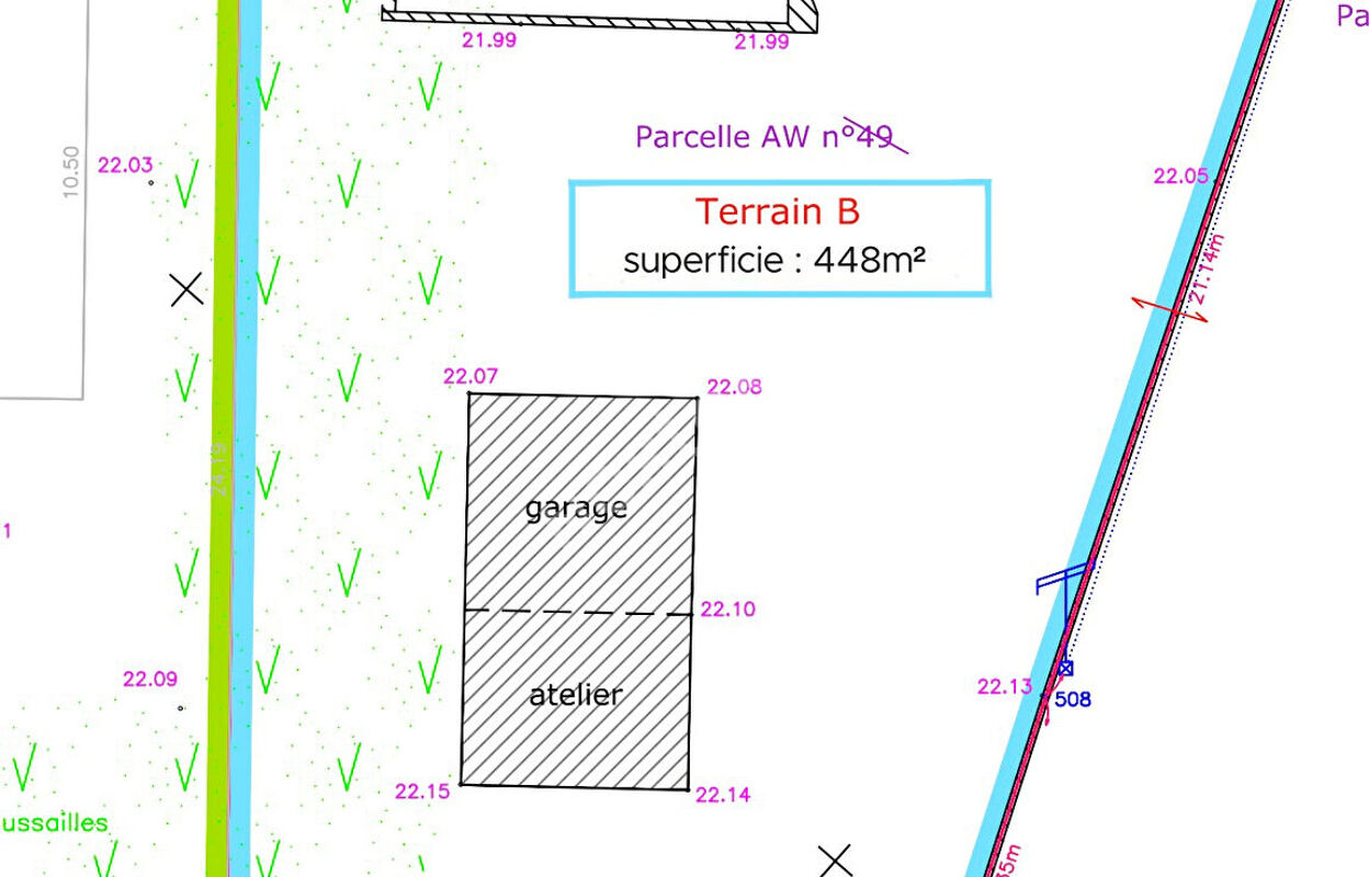 terrain  pièces 450 m2 à vendre à Marignane (13700)