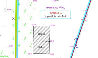 Terrain  450 m² à vendre à Marignane (13700)