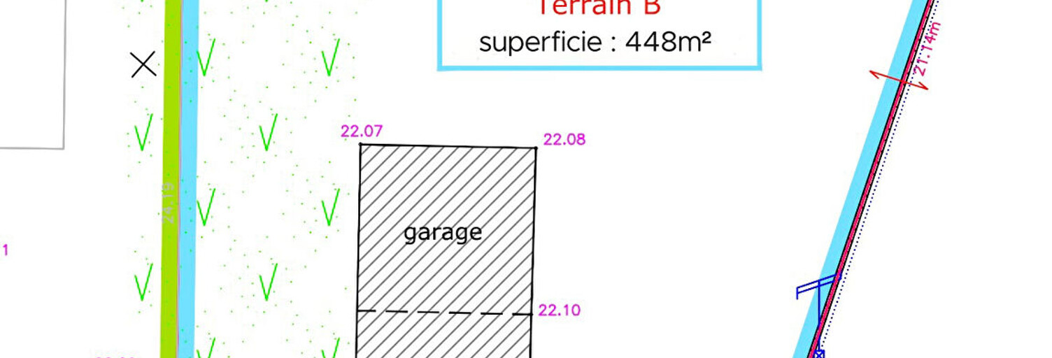 Terrain  450 m² à vendre à Marignane (13700)