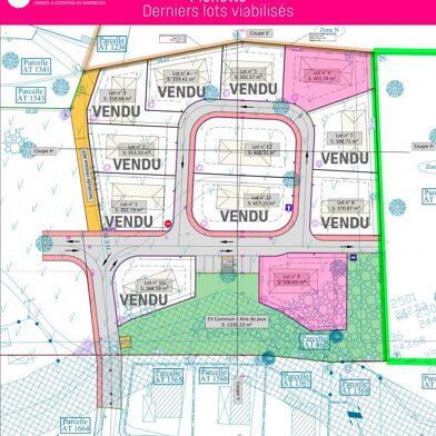 Terrain 401 m²