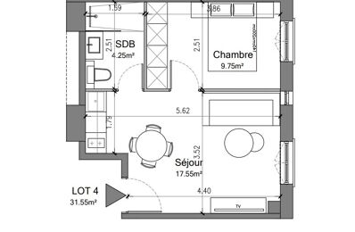 vente appartement 215 000 € à proximité de Saint-André-de-la-Roche (06730)