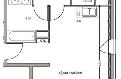 appartement 3 pièces 62 m2 à vendre à Vitrolles (13127)