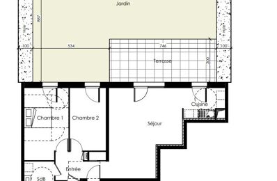 appartement 3 pièces 74 m2 à vendre à Aix-les-Bains (73100)