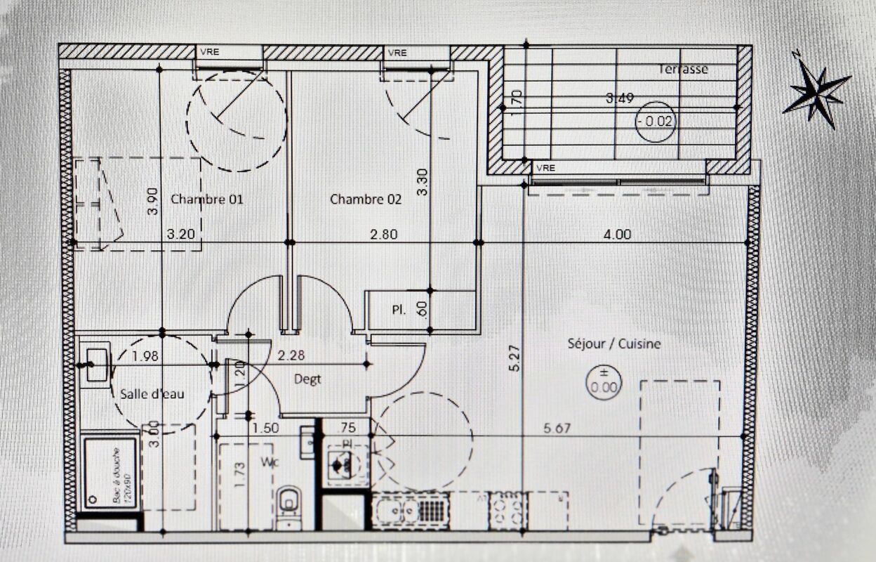 appartement 3 pièces 60 m2 à vendre à Les Sables-d'Olonne (85100)