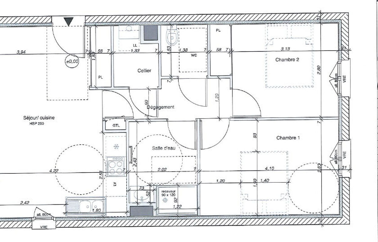 appartement 3 pièces 60 m2 à vendre à Biscarrosse (40600)