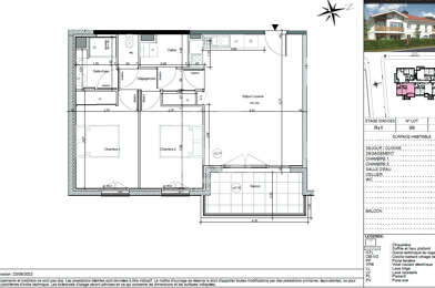 Appartement 3 pièces 288000 €