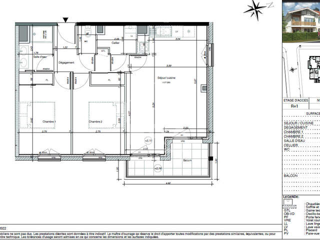 A VENDRE Appartement T3 de 61.65 m² — photo du bien