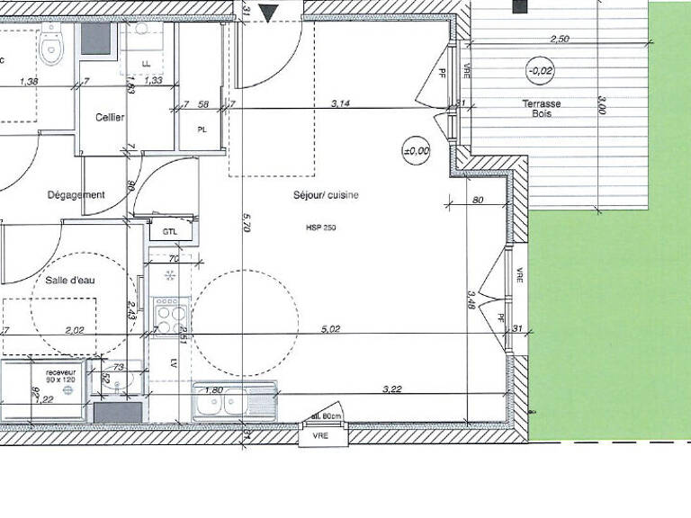 A VENDRE Appartement T3 au rez-de-chaussée de 60.05 m² — photo 1