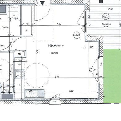 Appartement 3 pièces 277000 €