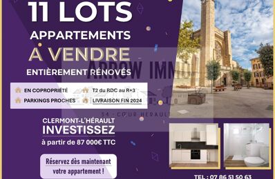 vente appartement 87 000 € à proximité de Popian (34230)