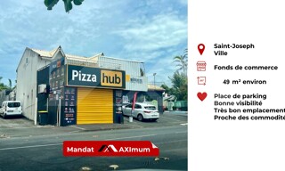 Commerce 1 Pièce 49 m² à vendre à Saint-Joseph (97480)