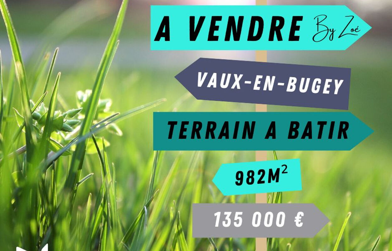 terrain  pièces 982 m2 à vendre à Vaux-en-Bugey (01150)