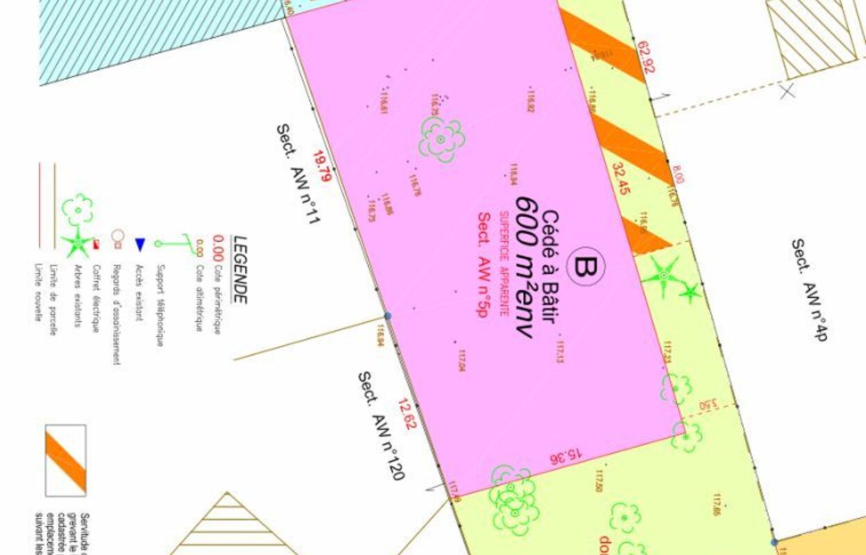 terrain 600 m2 à construire à Gambais (78950)