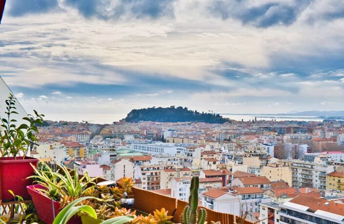 Grande Corniche 2p Balcons vue panoramique collines, mer, ville — photo 3