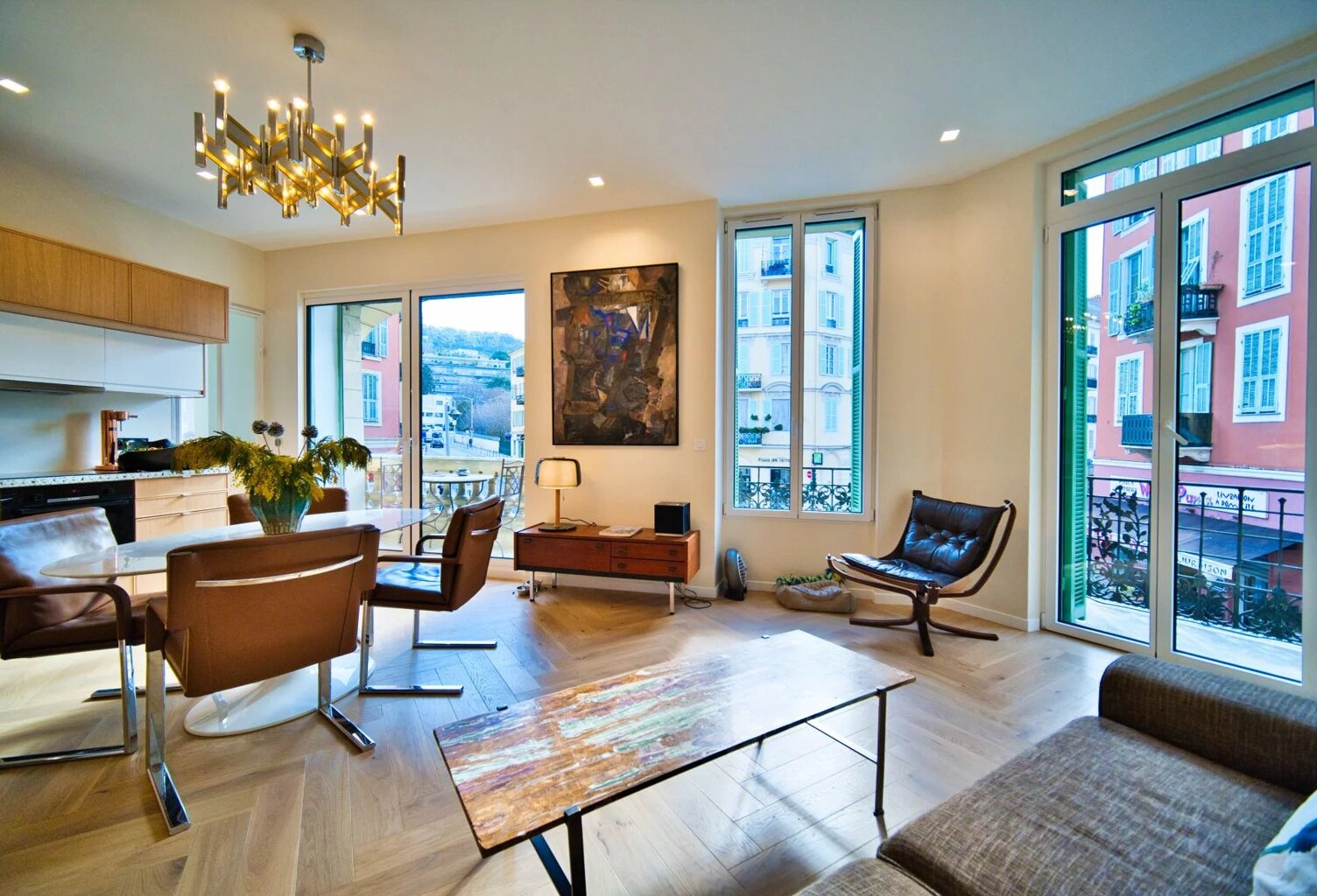 Nice le Port, vente appartement 3 pièces, balcons — photo 1