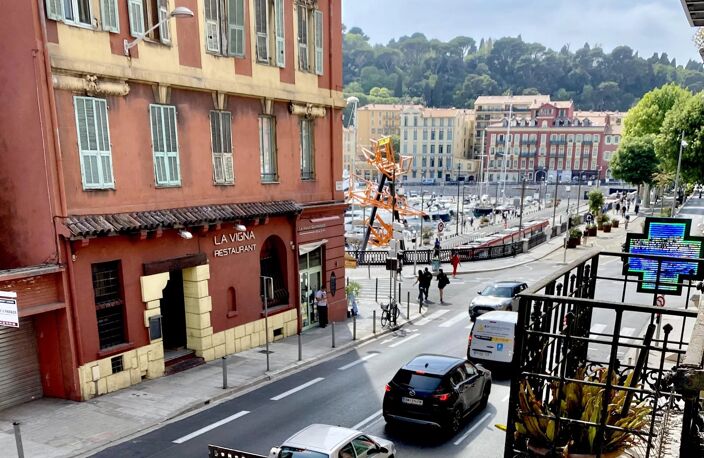 Nice le Port, vente appartement 3 pièces, balcons — photo 3
