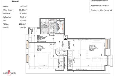 appartement 2 pièces 44 m2 à vendre à Cauterets (65110)