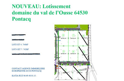 vente terrain 62 900 € à proximité de Escoubès-Pouts (65100)