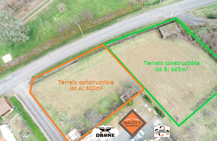Rare, beau terrain de 600 m² au calme, ensoleillé, proche des commodités — photo 4