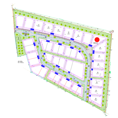 Terrain 1088 m²