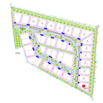 Terrain 1064 m²