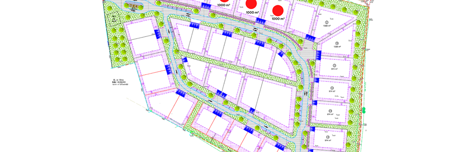 Terrain  1000 m² à vendre à Linxe (40260)