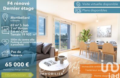 vente appartement 65 000 € à proximité de Essert (90850)