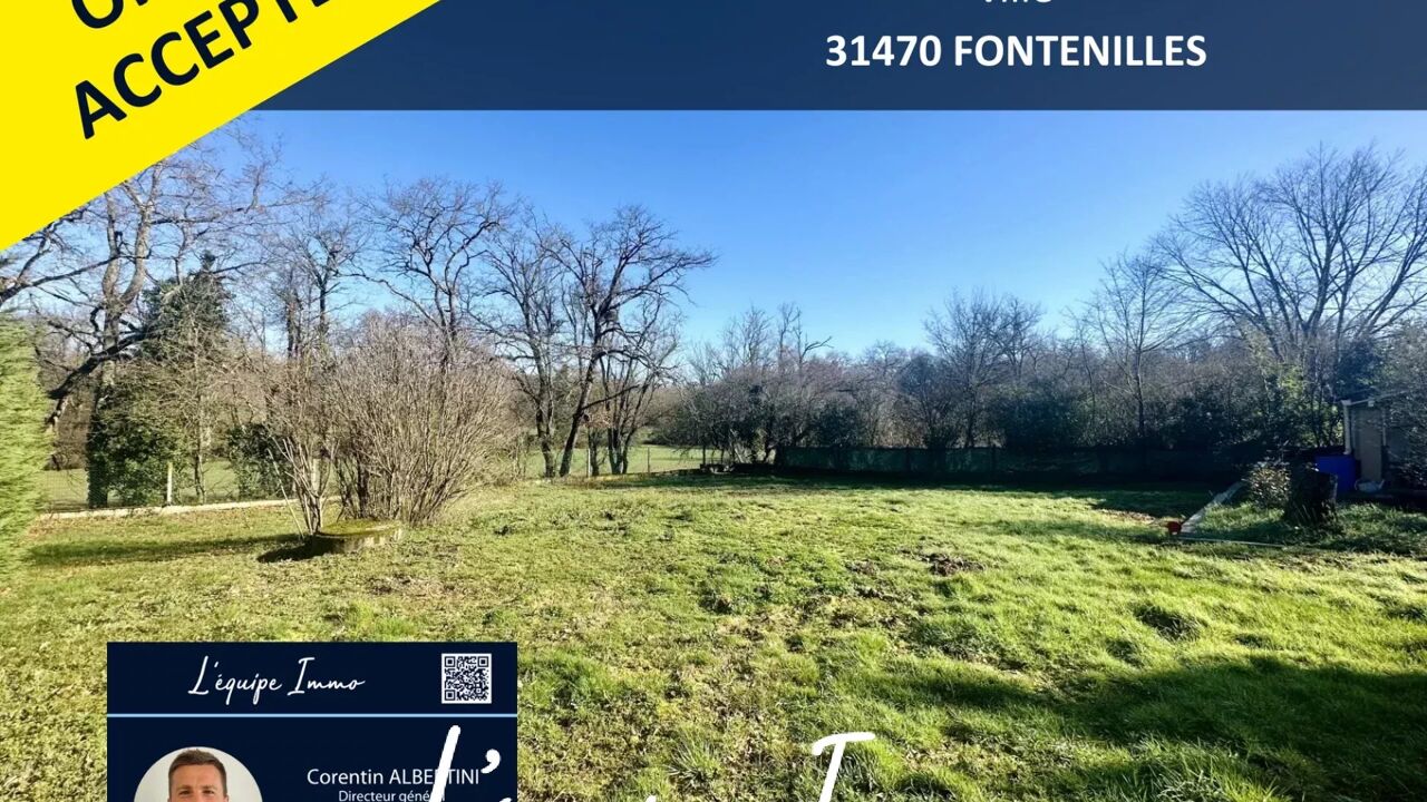 terrain  pièces 755 m2 à vendre à Fontenilles (31470)