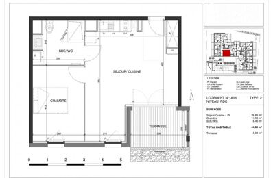 appartement 2 pièces 44 m2 à vendre à Escalquens (31750)